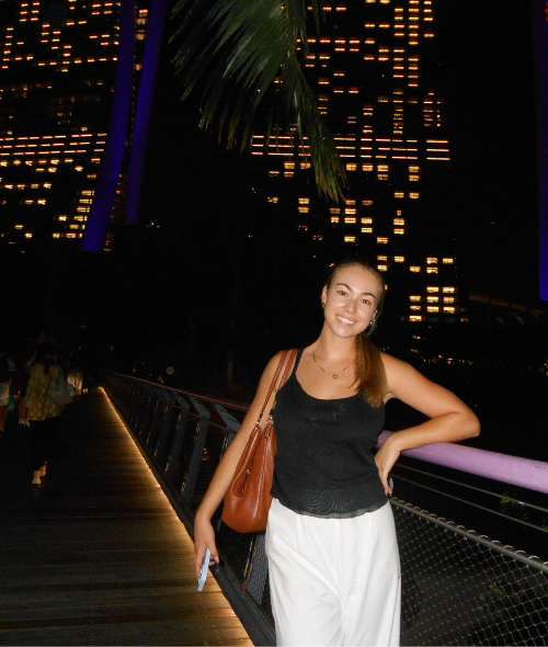 Colette Dwyer standing outside